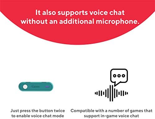 Адаптер GENKI Audio Lite Bluetooth 5.0 за Nintendo Switch /Switch Lite - Съвместим с всички слушалки БТ и Airpods, ниска