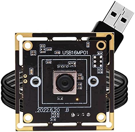 SVPRO Модул USB-камера с автофокус за компютър, 16-Мегапикселова CMOS-USB-камера IMX298 за видеокамера OpenCV LightBurn