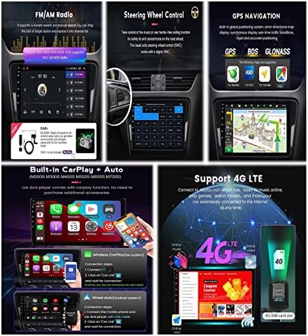 Кола Стерео Android 11 Carplay RDS AM Радиото в автомобила, Android Auto Double Din 9Плейър с Докосване на екрана, за Suzuki