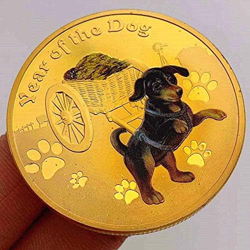 2018 Wuxu Dog Baby Jinshan Айде Колекция от Монети Просперитет Зодиакальная Монета Златна Монета Копие Монети