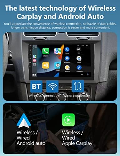 за VW Golf Радио Android 11 Автомобилна стерео система с wi-fi Carplay Android авточасти за Volkswagen Golf 6 2010-2013,