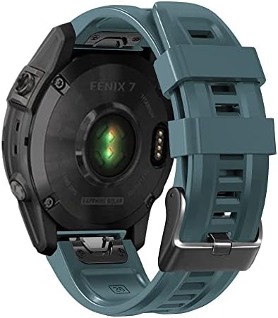 SAWIDEE 26-22 мм Силикон быстроразъемный каишка за часовник Garmin Fenix 6X 7X 5X 3HR Watch Easyfit Гривна Каишка за часовник