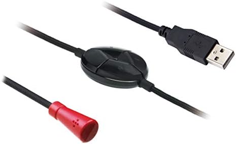 Детска слушалки Basics USB с микрофон за КОМПЮТЪР, Червена