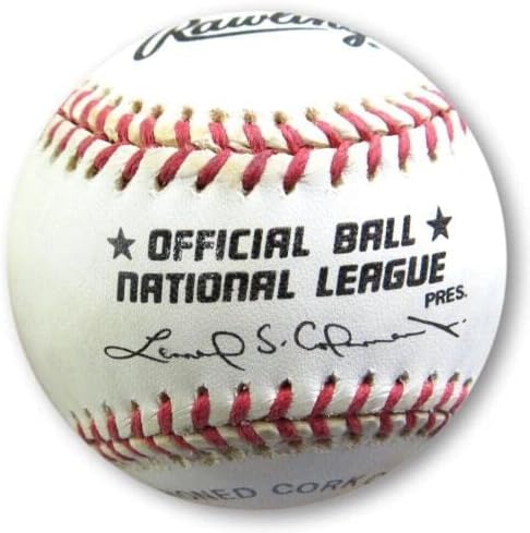 Уили Мейс Подписа Бейзболни Топки NL Baseball San Francisco Giants с Автограф от JSA XX76249 - Бейзболни Топки С Автографи