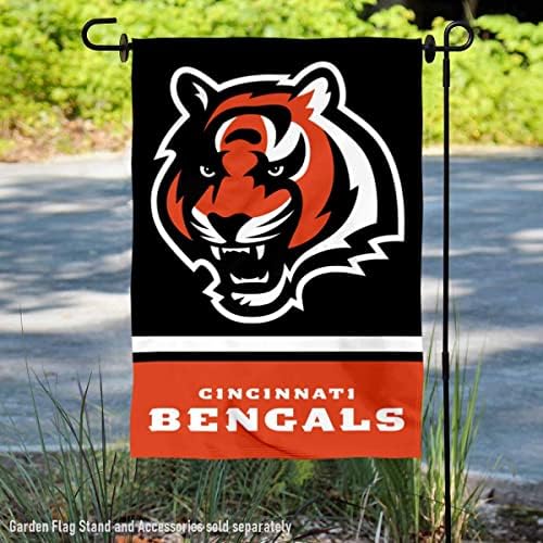 Синсинати Bengals Бенгалски Главоболие Логото На Градински Флаг Двупосочен Банер