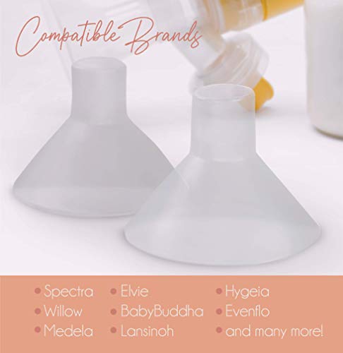 Възглавница за молокоотсоса BeauGen Clearly Comfy – Меки, еластични, прозрачни и удобни фланцевые вложки за подобряване на комфорт