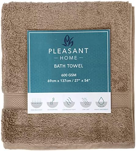 Комплект хавлиени кърпи Pleasant Home Luxury 27 x 54 | Кърпи за баня | Памук, 600 ГОРИВО | Кърпи за баня | Меки и Абсорбиращи