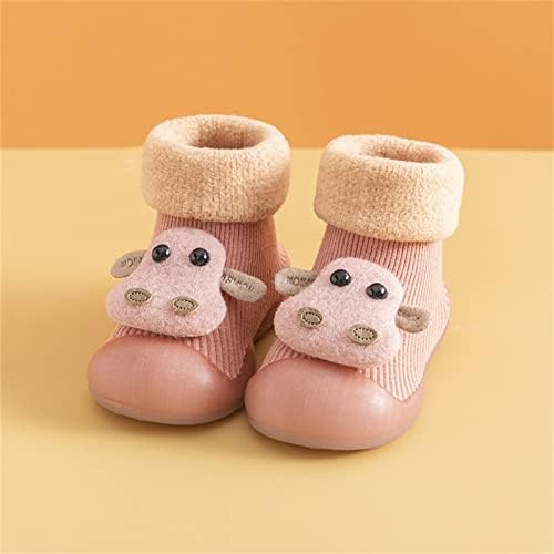 Обувки за Бебета, Новородени Момчета и Момичета, Първите Проходилки, Удебелена Топла Сладка Обувки за Момчета
