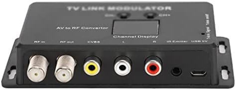 Дебел UHF модулатор TV Link AV-преобразувател на RF-IR удължител с 21-канальным дисплей PAL/NTSC Допълнително