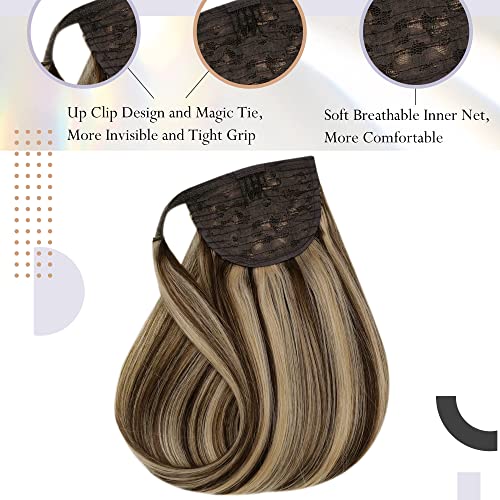 【Спестете повече】 Две опаковки наращенных коса Easyouth във формата на конска опашка от истински човешки коси