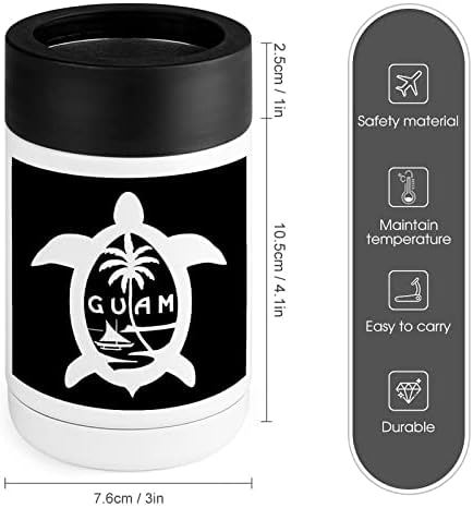 Guam Turtle Cooler Купа От Неръждаема Стомана, Изолирани Кутии, Охладители Притежателя Чаша с Капак за Мъже Подаръци