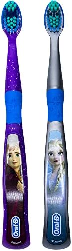 Четка за зъби Oral-B Дисни Frozen за деца над 3 години, много мека (герои са различни) - Опаковка от 2
