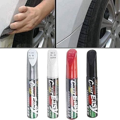 Ruifaya Car up pen set средство за ремонт на автомобилната боя scratch paint pen боя бяла смесени за техническо обслужване на rem blac N9F2 сив цвят кола