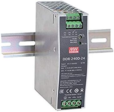 Преобразувател на постоянен ток тип Mean Well DDR-240C-48 48V 5A 240 Вата на DIN-шина