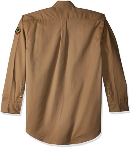 Работна риза Revco - FS7 - каки - Xlarge Stallon FR от Огнестойкого памук, FS7-KHK, X-Large