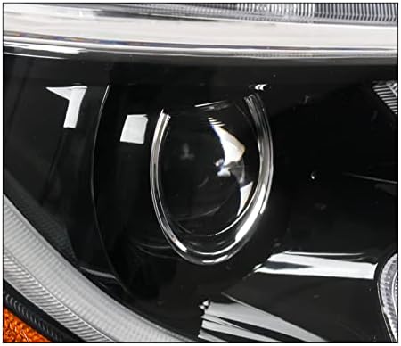 Led проекторные фарове ZMAUTOPARTS Черен с 6Бял DRL, Съвместими с Toyota Corolla L/LE 2020-2021 години на освобождаването [за