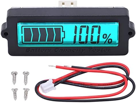 Mothinessto Battery Monitor, Измерване на капацитета на батерията Лесен за инсталиране 8-63 В най-Висока точност за работа (син)