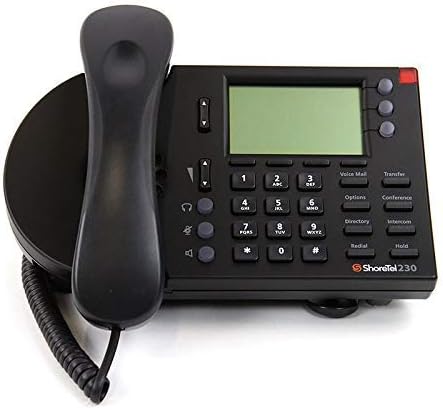 IP телефон SHORETEL 230G Black - PoE - (захранване в комплекта не е включена) (обновена)