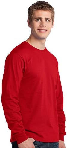 Мъжки t-shirt Port & Company с дълъг ръкав от Памук, с тегло 54 грама