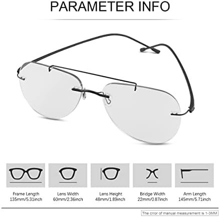 Devirld Фотохромичните Прогресивно Мультифокальные Очила За Четене Anti UV400 Без Рамки Компютърни Леки Очила За