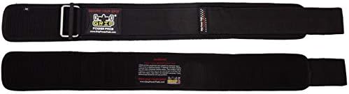 Power Grip Възглавничките Колан за вдигане на тежести Олимпийски Lifting Ширина 4 инча (X-Large 40 -44, черен)