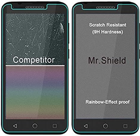 Mr.Shield [КОМПЛЕКТ от 3 позиции] е Предназначен за защитно фолио Alcatel Ideal Xcite 4G LTE /Alcatel IdealXcite