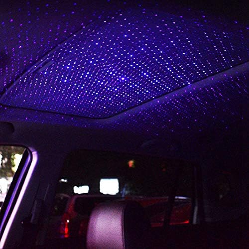 Романтична Звезден Проектор Нощни Лампи, Гъвкава Романтична Galaxy USB лека нощ за Автомобили Таванна Парти Спалня