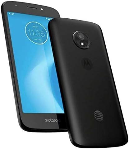 AT & T Moto E5 Play с предплатени мобилен телефон обем памет от 16 GB - Черен - Оператор заключен към AT & T