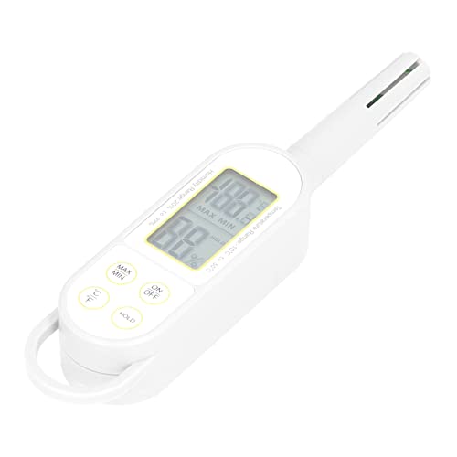 Цифров Термометър за стая, 2 в 1 Термометър, Влагомер за Измерване на Температура и Влажност на въздуха Цифров