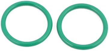 Aexit 20 бр. Зелени Уплътнения и Уплътнителни Пръстени 20 мм x 1,9 мм Топлоустойчиви, Не Маслоустойчив О-пръстени от