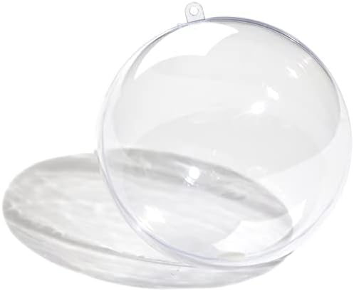 Украса от Прозрачни Пластмасови топчета, 60 мм