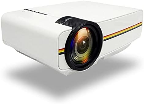 GPPZM Upgrade мини проектор 1080P 1800 лумена Преносим LCD led проектор За домашно кино, съвместим с USB, 3D проектор