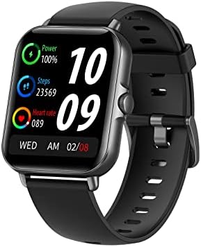 Смарт часовници Byikun за iPhone, Съвместими с Android, Тракери активност и Умни часовници с Пульсометром, Монитор