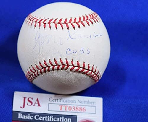 Йош Cavanaugh 1969 Къбс Рядко Автограф JSA Coa Националната лига бейзбол с Автограф ONL - Бейзболни Топки С автографи