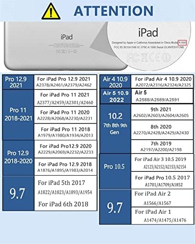 HAODEE за iPad Pro 11 2020 Калъф-клавиатура Magic Тъчпад за iPad Калъф-клавиатура Bluetooth A2228/A2231/A2068/A2230 (Цвят: осветление,