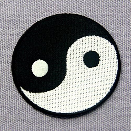 Символ на китайския даоизма Ин, Ян, на Бродирани Иконата, Желязо На Зашит Нашивке