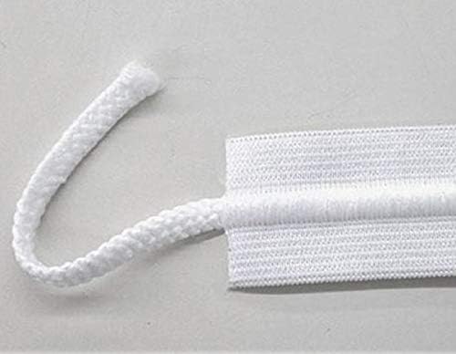 1,5-инчов дъвка за теглене на кабела, 50 или 100 ярда бяла дъвка с завязками, направено в САЩ (100 ярда)