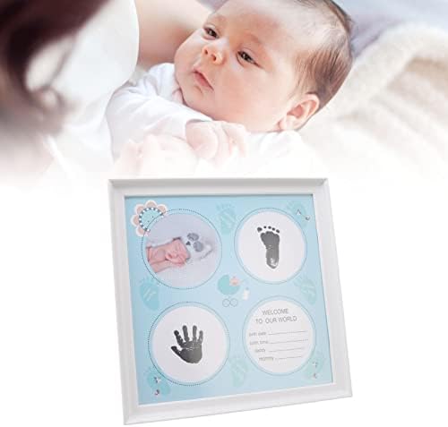 Комплект детски пръстови VINGVO Здрав и устойчив на абразия Комплект рамки за бебешки отпечатъци от ръце за дисплей