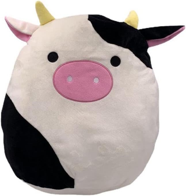 SIYIHE 1 бр. Сладък Плюшен играчка във формата на крава, 12 см, възглавница с плюшени животни, 3D възглавница,