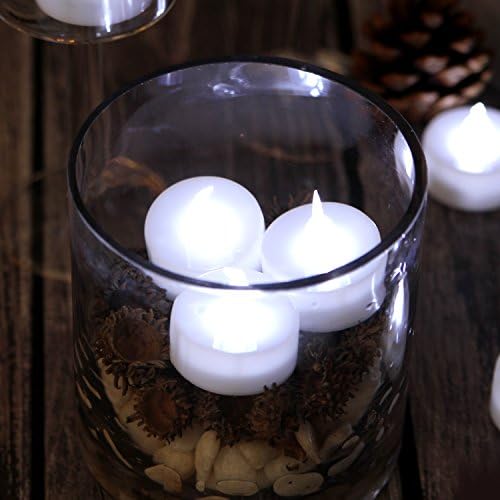 AGPTEK Супени осветителни Тела с Блясък 24 Опаковане на Миг Led Свещи, работещи На Батерии Tealight Candles Издръжлив