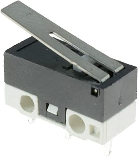 Микропереключатели SHUBIAO 10 x Ултра Мини-микропереключатель с рычажным задвижване SPDT SUB Миниатюрен микропереключатель (Цвят: