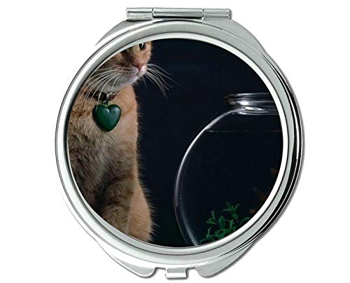 Огледало, Пътно Огледало, Домашни котки и златната рибка рибни огледало за Мъже/Жени, Увеличително 1 X 2X