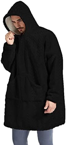 Hoody-одеала, Одеало с качулка, Женски hoody с качулка, Гигантски пуловер, Подходящ за възрастни, мъже, жени,